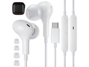 APETOO USB C Headphones for Samsung S21 Ultra HiFi Type C Earphones with Microphone Volume Control and Magnetic Earbuds for iPad Pro iPad Air 4 Galaxy S20 FE Note 20 10 Pixel 5 4 XL OnePlus 9 Pro 8
