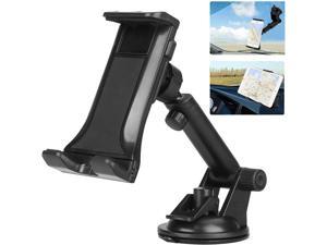 Phone Holder for Car, 2 in 1 Car Tablet Mount, Windshield Cell Phone Car Holder Stand for GPS/Samsung Galaxy/iPad Pro/Air, iPad/iPad Mini/iPhone (4'- 11')
