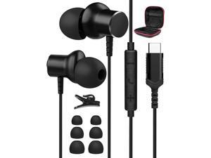 USB C Headphones for Samsung Note 20, APETOO Type C Magnetic Earphones with Mic Volume Control Noise Cancelling Stereo Earbuds for iPad Pro Galaxy S21 Ultra S20 FE Pixel 5 4 3 XL OnePlus 9 8 Huawei