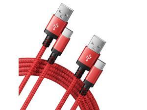 USB C Charger Cable 2pack 3ft 6 ft31A Fast ChargeType C Charger Cable for Samsung Galaxy S10 S9 S8 S20 Plus A51 A11 Note 10 9 8 Sony Xperia XZ HTC LG PS5Fire HD 10 Tablet BraidedUSB C Cable