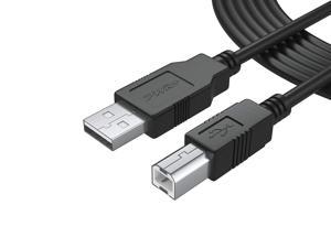 12Ft 36 Meter Extra Long USBPrinterCable 20 for HP OfficeJet Laserjet Envy Canon Pixma Epson Workforce Stylus Expression Home Brother Silhouette Cameo Dell Scanner Fax Cord