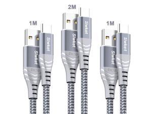 S USB C Cable3Pack 33ft 33ft 66ft Nylon USB C Charger Cable 3A Type C Fast Charging Compatible for Samsung Galaxy S21 S20 S10 Note 10A53 A22 A71Google Pixel PS5Moto G7 G8 Huawei Xiaomi