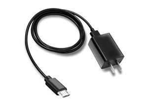 Fast Wall Charger and 5ft Micro USB Charging Cable Cord fit for Barnes  Noble Nook GlowLight 3 Glowlight PlusNook Tablet 7 Nook 10 in BNRV200 BNTV650 Nook Color for Samsung Nook Tablet  More