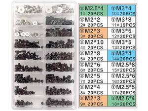 Universal laptop and hard drive M.2 SSD laptop screw set PC M2 M3 M2.5 screw bracket, 355 pieces Universal laptop and hard drive M.2 SSD laptop screw set PC M2 M3 M2.5 screw bracket, 355 pieces
