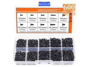 600 Pieces M2 M2.5 M3 Phillips Flat Head Screws, Electronic Repair Screws for SSD, Laptop Notebook Computer 600 Pieces M2 M2.5 M3 Phillips Flat Head Screws, Electronic Repair Screws for SSD, Laptop Notebook Computer