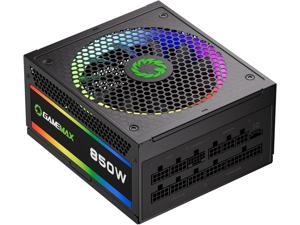 GAMEMAX 1050W ATX 3.0 & PCIE 5.0 Power Supply, 80+ Gold Certified,  Addressable RGB with 5V Motherboard Sync, Fully Modular ATX Gaming Power  Supply, 10 Year Warranty, RGB-1050 