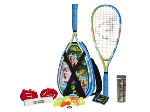 Speedminton S700 Set - Original Speed Badminton/crossminton All-Round Set That Includes 2 Rackets, 5 Speeder Tube, Easy Court, Bag, Blue Speedminton S700 Set - Original Speed Badminton/crossminton All-Round Set That Includes 2 Rackets, 5 Speeder Tube, Easy Court, Bag, Blue