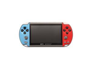 Retro Double Rocker Handheld Game Console with Eight Simulators 4.3 inch Screen 8G Memory Support TF Expansion AV Output Blue&Red