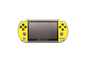 Retro Double Rocker Handheld Game Console with Eight Simulators 4.3 inch Screen 8G Memory Support TF Expansion AV Output Yellow