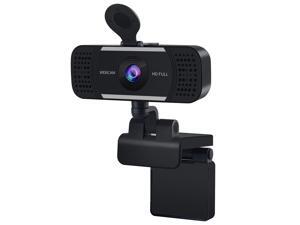 1080P USB Webcam with Noise Canceling Omnidirectional Silicone Mic/ Privacy Cover Support Flexible Rotation/Auto Focus, Grey 1080P USB Webcam with Noise Canceling Omnidirectional Silicone Mic/ Privacy Cover Support Flexible Rotation/Auto Focus, Grey