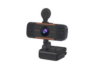 1080P USB Webcam with Noise Canceling Omnidirectional Silicone Mic/ Privacy Cover Support Flexible Rotation/Auto Focus, Orange 1080P USB Webcam with Noise Canceling Omnidirectional Silicone Mic/ Privacy Cover Support Flexible Rotation/Auto Focus, Orange