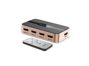 VENTION HD Switcher 5 in 1 Splitter with 4K Full HD 1080P 3D Effect IR Remote Control Replacement for Laptop/STB/XBOX/Projector VENTION HD Switcher 5 in 1 Splitter with 4K Full HD 1080P 3D Effect IR Remote Control Replacement for Laptop/STB/XBOX/Projector
