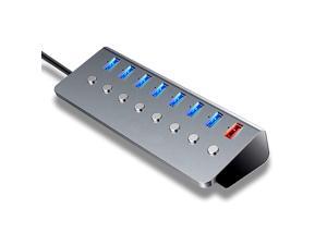 Multifunctional 8 Ports USB Hub USB Extension Converter with 7 USB3.0 Expansion Ports 1 Charging Port Independent Switches ,US Plug Multifunctional 8 Ports USB Hub USB Extension Converter with 7 USB3.0 Expansion Ports 1 Charging Port Independent Switches ,US Plug