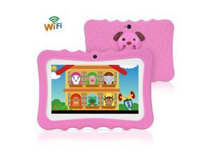 7 inch Kids Tablet Educational Learning Computer 1024*600 Resolution WiFi Connection with Silicone Case Green US Plug Pink 7 inch Kids Tablet Educational Learning Computer 1024*600 Resolution WiFi Connection with Silicone Case Green US Plug Pink