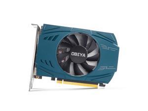 OBEYA RX550 4H 4-Screen Graphics Card 4G/DDR5/128bit Memory Support Split Screen 3 Display Modes 4 HD Ports