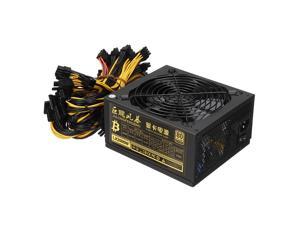 2000W Miner Graphics Card Power Supply For Mining 180~240V 80+ Platinum Certified ATX PSU