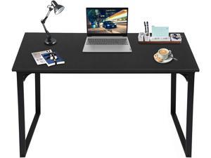 47" Computer Desk PC Wood Desktop Study Laptop Writing Metal Frame Home Office