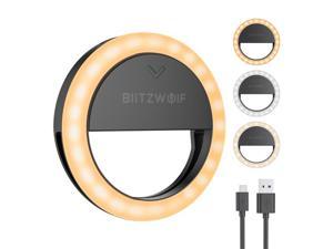 BlitzWolf® BW-SL0 Pro LED Selfie Ring Light Clip-on Fill Light