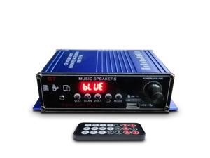 400W Digital Amplifier bluetooth 5.0 2CH Mini HIFI Audio Stereo FM Radio MP3 AMP