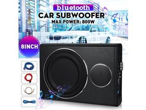 8'' 12V 800W Car Subwoofer Speaker Power Amplifier bluetooth Audio Music Player