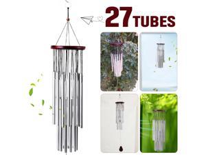 27 Tubes Wind Chimes Bells Outdoor Large Deep Tone 31'' Memorial Church