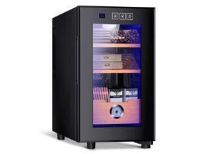 Audew JC-23C1 Electronic Cigar Cooler Humidor,150-Cigar, with Spanish Cedar Wood Shelves/Tray Audew JC-23C1 Electronic Cigar Cooler Humidor,150-Cigar, with Spanish Cedar Wood Shelves/Tray