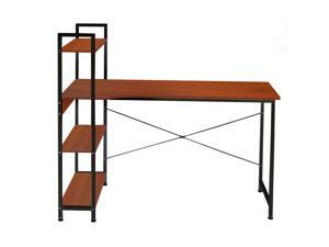 Computer Desk PC Laptop Table Bookshelf Study Home Office Workstation W/ Shelves Computer Desk PC Laptop Table Bookshelf Study Home Office Workstation W/ Shelves