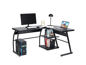 73" L-Shape Gaming Computer Desk Office Corner Laptop PC Table Workstation Study with Shelves 73" L-Shape Gaming Computer Desk Office Corner Laptop PC Table Workstation Study with Shelves