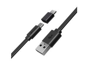 Blitzwolf 2IN1 Micro USB & Type C Flat Fast Charging Data Cable For Phone Tablet