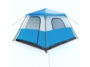 Camping Tent Instant Setup 6 Person Pop Up Tents Family Tent Waterproof Sturdy Double Layer Tent Four Season Tents 118"×106"×71"