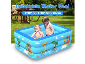Portable Inflatable Swimming Water Pool Kids Children Home Use Outdoor Indoor