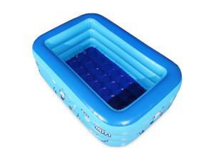 1.5m Kid Inflatable Swimming Pool Adults Babies Toddlers Outdoor