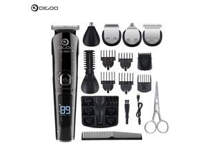 16 IN 1 LCD Display Cordless Hair Trimmer 600mAh USB Rechargeable Electric Hair Clipper For Hair Beard Nose/Ear Hair Body Hair Trimmer
