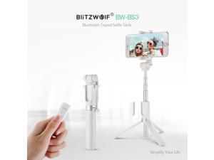 BS3 bluetooth-compatible Selfie Stick Tripod Extendable Foldable Monopod Wireless Selfie Stick