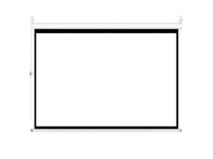 HD 4K 100" 16:9 Electric White Glass Fiber Projection Screen For 3D LED DLP Projector Home Theater Office HD Projection Curtain