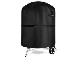 Grill Cover,22-inch Charcoal Grill Covers Waterproof Heavy Duty, 420D BBQ Kettle Cover for Barbeque Grill of Weber, Brinkmann, Char-Broil, Jenn Air and Holland (28.5" Lx 28.5" Dx 30.5" H)
