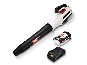 NASUM 40V 4.0AH Cordless Leaf Blower 480CFM 140MPH Battery Powered Blower Rechargeable Battery and Charger