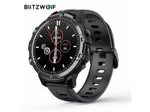 BlitzWolf® BW-BE1 1.6 inch HD Screen Ceramic Bezel Watch Phone Dual Cameras WIFI GPS/A-GPS/G-LONASS 3G+32G 4G-LTE Face Unlock Smart Watch - Black