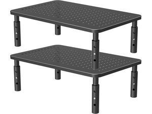 PUTORSEN Monitor Stand Riser with Vented Metal 3 Height Adjustable Dual Monitor Stand for Computer, Laptop, iMac, PC, Printer, Desktop Ergonomic Monitor Riser Stand with Non-Skid Rubber 2 Pack PUTORSEN Monitor Stand Riser with Vented Metal 3 Height Adjustable Dual Monitor Stand for Computer, Laptop, iMac, PC, Printer, Desktop Ergonomic Monitor Riser Stand with Non-Skid Rubber 2 Pack