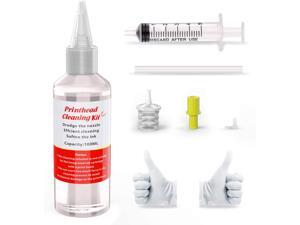 Almighty Printhead Cleaner Kit Printhead Cleaning Kit for Inkjet Printers HP/Brother/Epson/Canon Liquid Printers Nozzle(100ml) Almighty Printhead Cleaner Kit Printhead Cleaning Kit for Inkjet Printers HP/Brother/Epson/Canon Liquid Printers Nozzle(100ml)