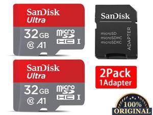 100% Original 2 Pack 32GB SanDisk Micro SD Card with Adapter TF Card Read Speed Up to 98MB/s memory card for samrt phone and table PC Camera Drone