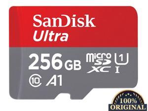 100 Original 256GB SanDisk Micro SD Card with Adapter TF Card Read Speed Up to 120MBs Flash memory card for samrt phone and table PC Camera Drone
