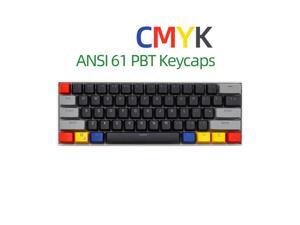 61 Key Layout OEM Profile PBT Thick Keycaps for 60% Mechanical Keyboard for RK61,GANSS ALT61,IKBC poker,Annie PRO,GH60,iqunix f60-Light Through Version 61 Key Layout OEM Profile PBT Thick Keycaps for 60% Mechanical Keyboard for RK61,GANSS ALT61,IKBC poker,Annie PRO,GH60,iqunix f60-Light Through Version