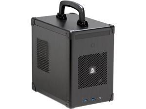 LIAN LI PC-TU100B Black Aluminum Mini-ITX Tower Computer Case LIAN LI PC-TU100B Black Aluminum Mini-ITX Tower Computer Case