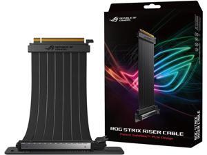ASUS RS200 ROG Strix Riser Cable with 240 mm PCI-E x16, 90 Degree Adapter, Unique SafeSlot Design, EMI Shielding (RS200) ASUS RS200 ROG Strix Riser Cable with 240 mm PCI-E x16, 90 Degree Adapter, Unique SafeSlot Design, EMI Shielding (RS200)
