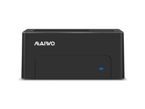 MAIWO 2.5" /3.5" USB3/0 to SATA 6Gbps HDD dock to speed 5Gbps,crew-less design, support HDD to 16TB