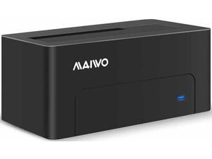MAIWO K308 USB 3.0 to SATA External Hard Drive Docking Station Enclosure Adapter for 2.5 & 3.5 Inch HDD SSD SATA, Super Speed up to 5Gbps, Support UASP no Drivers Needed (16TB Supports)