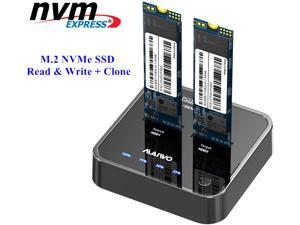 MAIWO K3016P M.2 SSD Duplicator Base NVMe Protocol Copy + Read Write USB-C Support 2242 2260 2280 22110 SSD