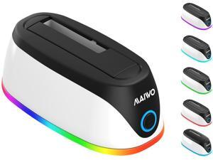 MAIWO RGB gaming design 2.5"/3.5" HDD docking station ,super speed to 5Gbps,support HDD to 16TB MAIWO RGB gaming design 2.5"/3.5" HDD docking station ,super speed to 5Gbps,support HDD to 16TB