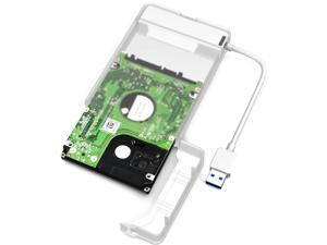 MAIWO K104 2.5 inch USB 3.0 External Hard Drive Enclosure, USB3.0 to SATA Portable Clear Hard Disk Case for 2.5" 7mm / 9.5mm SATA HDD / SSD, Support UASP SATA III, Max 6TB, Tool-Free Design MAIWO K104 2.5 inch USB 3.0 External Hard Drive Enclosure, USB3.0 to SATA Portable Clear Hard Disk Case for 2.5" 7mm / 9.5mm SATA HDD / SSD, Support UASP SATA III, Max 6TB, Tool-Free Design